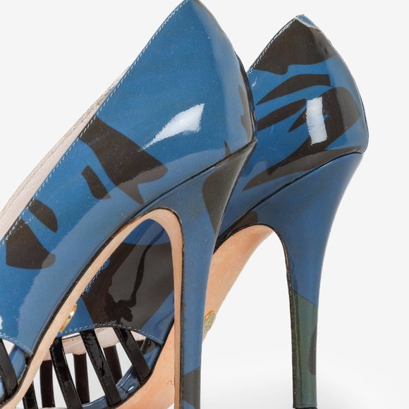 Emilio Pucci Abstract Caged Pumps - Picture 8 of 9